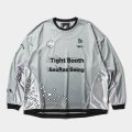 【30％OFF】TIGHTBOOTH x SauRas Being L/S SOCCER JERSEY（Grey）［サッカージャージ-25春夏］