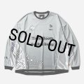 【30％OFF】TIGHTBOOTH x SauRas Being L/S SOCCER JERSEY（Grey）［サッカージャージ-25春夏］
