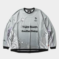 TIGHTBOOTH x SauRas Being L/S SOCCER JERSEY（Grey）［サッカージャージ-25春夏］