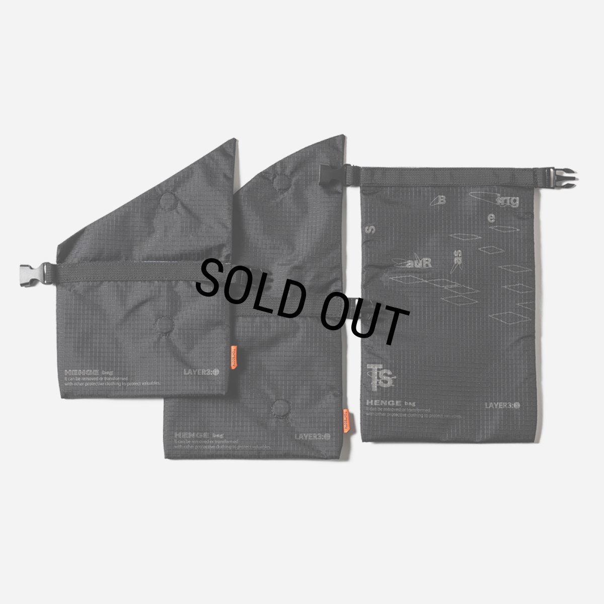 画像4: TIGHTBOOTH x SauRas Being MESSENGER BAG（Black）［メッセンジャーバッグ-25春夏］ (4)