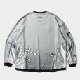 画像2: TIGHTBOOTH x SauRas Being L/S SOCCER JERSEY（Grey）［サッカージャージ-25春夏］ (2)