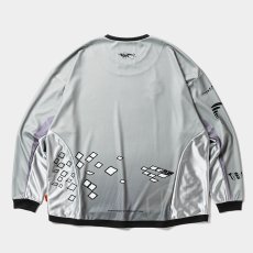 画像2: 【30％OFF】TIGHTBOOTH x SauRas Being L/S SOCCER JERSEY（Grey）［サッカージャージ-25春夏］ (2)