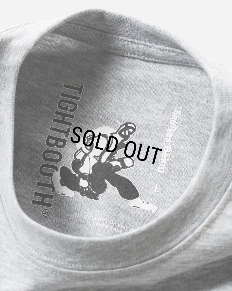 画像3: TIGHTBOOTH x SauRas Being S/S T-SHIRT（Grey）［プリントT-25春夏］ (3)