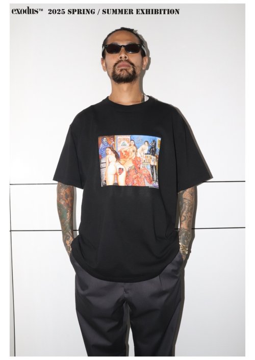 他の写真2: exodus/TATTOO STUDIO LIFE Tee TYPE-1（BLACK）［プリントT-25春夏］