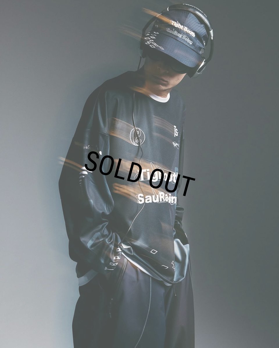 画像17: TIGHTBOOTH x SauRas Being L/S SOCCER JERSEY（Black）［サッカージャージ-25春夏］ (17)