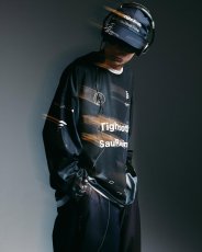 画像17: TIGHTBOOTH x SauRas Being L/S SOCCER JERSEY（Black）［サッカージャージ-25春夏］ (17)
