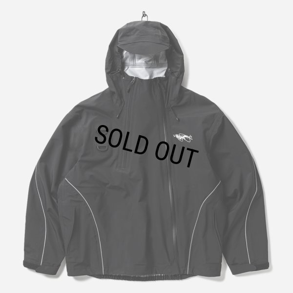 画像1: 【30％OFF】TIGHTBOOTH x SauRas Being MOUNTAIN PARKA（Black）［マウンテンパーカー-25春夏］