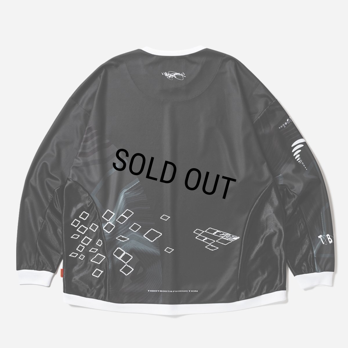 画像2: TIGHTBOOTH x SauRas Being L/S SOCCER JERSEY（Black）［サッカージャージ-25春夏］ (2)