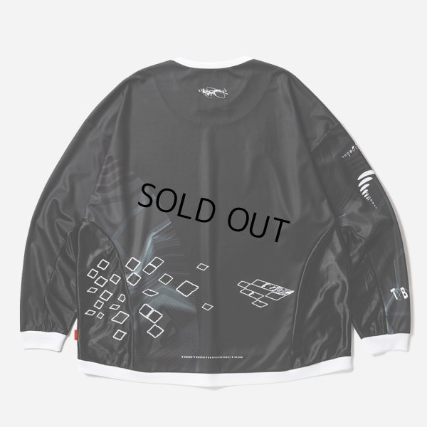 画像2: TIGHTBOOTH x SauRas Being L/S SOCCER JERSEY（Black）［サッカージャージ-25春夏］