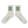 画像2: BlackEyePatch/DOLLAR SIGN SOCKS（GRAY） (2)