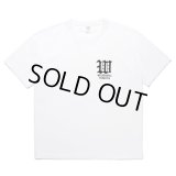 WACKO MARIA/WASHED HEAVY WEIGHT T-SHIRT（WHITE）［プリントT-25春夏］