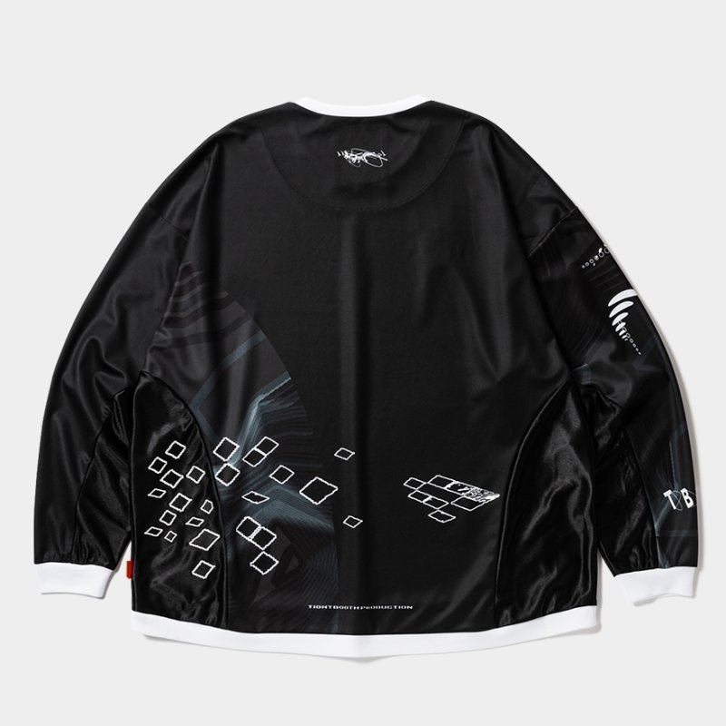 画像2: TIGHTBOOTH x SauRas Being L/S SOCCER JERSEY（Black）［サッカージャージ-25春夏］