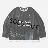 TIGHTBOOTH x SauRas Being L/S SOCCER JERSEY（Black）［サッカージャージ-25春夏］