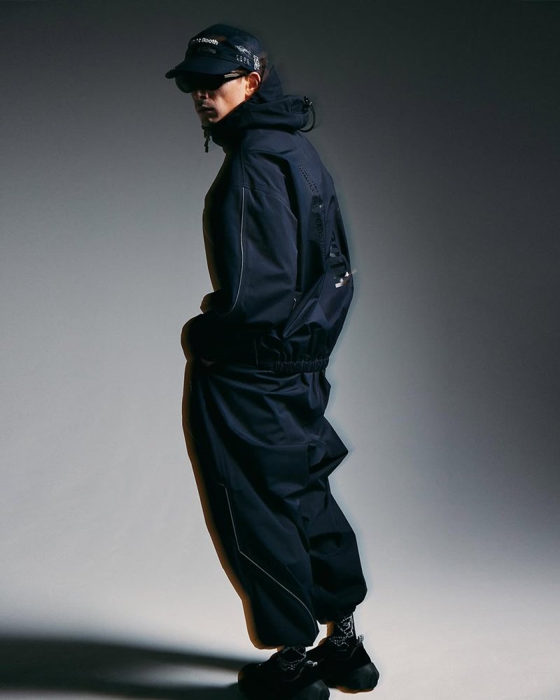 画像3: 【30％OFF】TIGHTBOOTH x SauRas Being MOUNTAIN PARKA（Black）［マウンテンパーカー-25春夏］