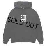 WACKO MARIA/HOODED SWEAT SHIRT（BLACK）［プルオーバーパーカー-25春夏］