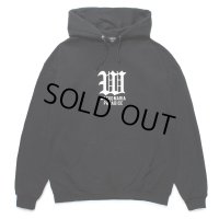 WACKO MARIA/HOODED SWEAT SHIRT（BLACK）［プルオーバーパーカー-25春夏］