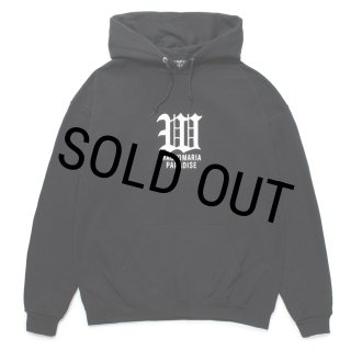 WACKO MARIA/HOODED SWEAT SHIRT（BLACK）［プルオーバー
