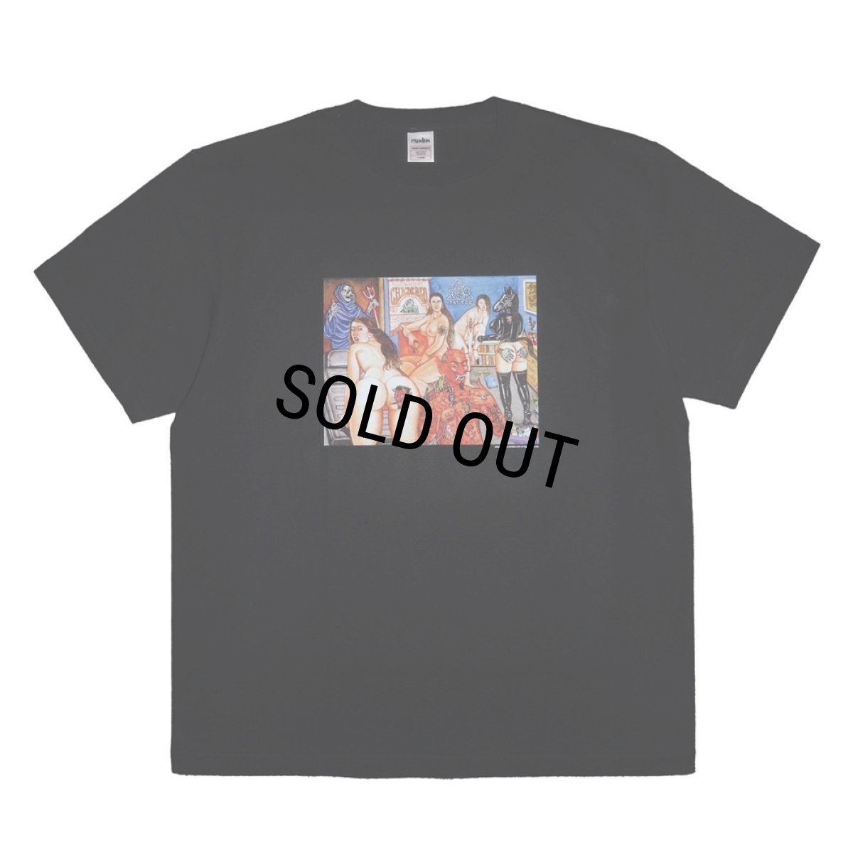 画像1: exodus/TATTOO STUDIO LIFE Tee TYPE-1（BLACK）［プリントT-25春夏］ (1)