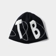 画像1: TIGHTBOOTH x SauRas Being JACQUARD BEANIE（Black）［ジャガードビーニー-25春夏］ (1)