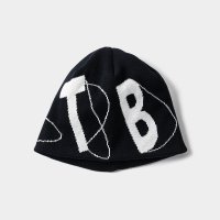TIGHTBOOTH x SauRas Being JACQUARD BEANIE（Black）［ジャガードビーニー-25春夏］