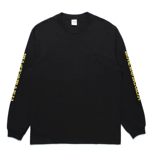 他の写真1: WACKO MARIA/WASHED HEAVY WEIGHT LONG SLEEVE T-SHIRT（BLACK）［刺繍+プリント長袖T-25春夏］