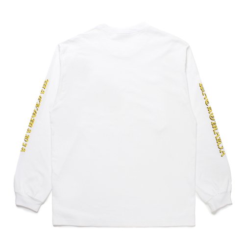 他の写真2: WACKO MARIA/WASHED HEAVY WEIGHT LONG SLEEVE T-SHIRT（WHITE）［刺繍+プリント長袖T-25春夏］