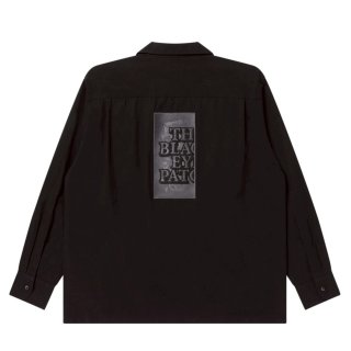 BLACKEYEPACTH l/s BLACK ブラック 黒 新品 取扱注意 S BlackEyePatch/HWC EMBROIDERED OPEN COLLARED L/S SHIRT（BLACK） - JONAS