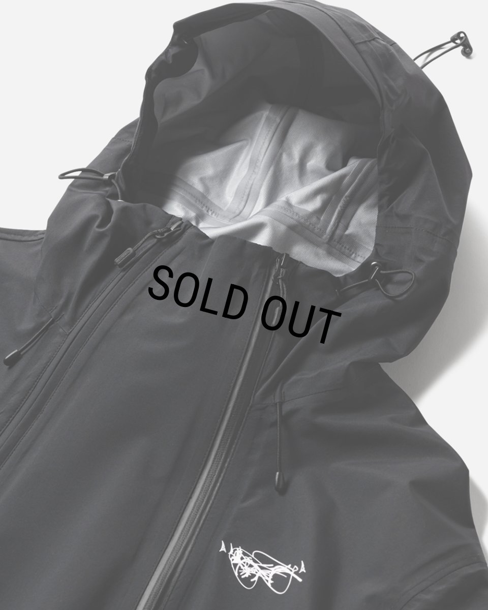 画像4: 【30％OFF】TIGHTBOOTH x SauRas Being MOUNTAIN PARKA（Black）［マウンテンパーカー-25春夏］ (4)