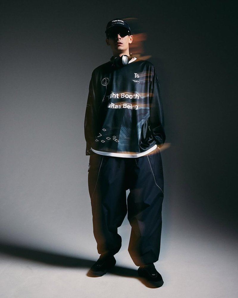 画像3: TIGHTBOOTH x SauRas Being L/S SOCCER JERSEY（Black）［サッカージャージ-25春夏］