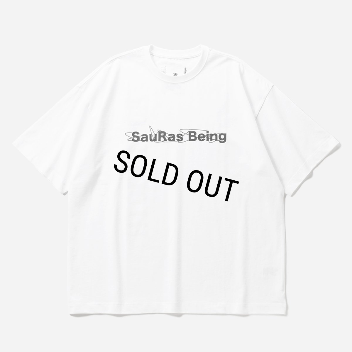 画像1: TIGHTBOOTH x SauRas Being S/S T-SHIRT（White）［プリントT-25春夏］ (1)