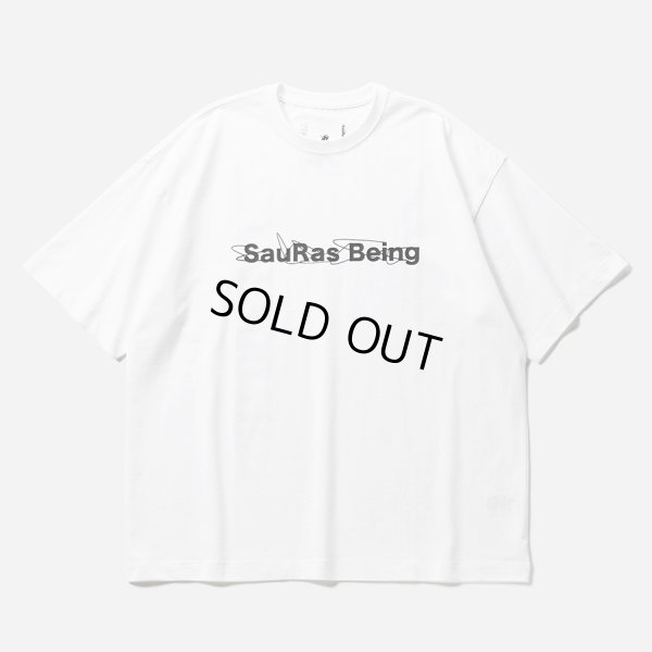 画像1: TIGHTBOOTH x SauRas Being S/S T-SHIRT（White）［プリントT-25春夏］