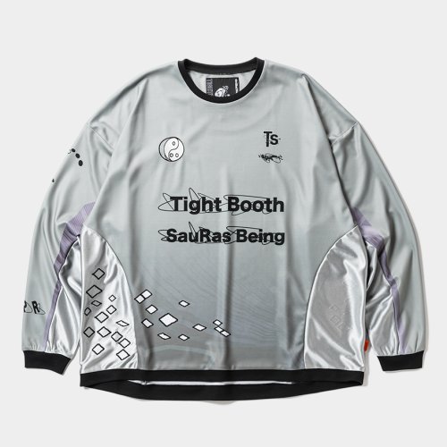 他の写真1: TIGHTBOOTH x SauRas Being L/S SOCCER JERSEY（Grey）［サッカージャージ-25春夏］