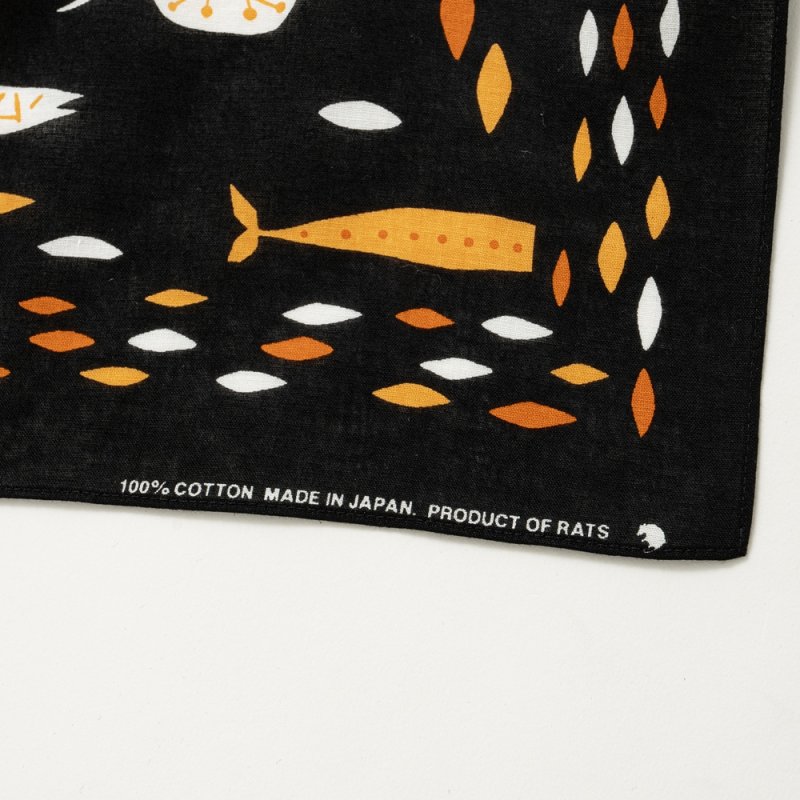 画像2: RATS/BANDANA（BLACK）［バンダナ-25春夏］