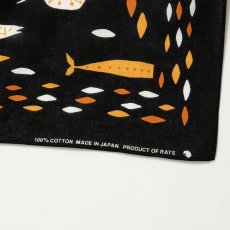 画像2: RATS/BANDANA（BLACK）［バンダナ-25春夏］ (2)