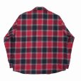画像2: ROTTWEILER/R9 NEL CHECK SHIRT（RED）［ネルチェックシャツ-25春夏］ (2)
