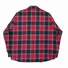 画像2: 【30％OFF】ROTTWEILER/R9 NEL CHECK SHIRT（RED）［ネルチェックシャツ-25春夏］ (2)