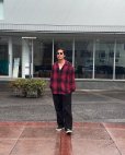 画像4: ROTTWEILER/R9 CHAMPION CHECK SHIRT（RED）［チャンピオンチェックシャツ-25春夏］ (4)
