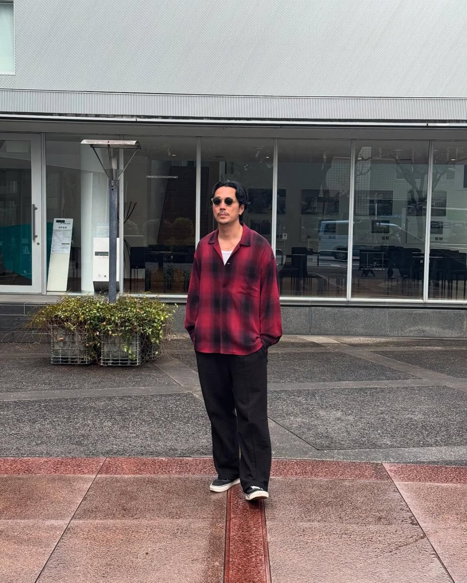 画像4: 【30％OFF】ROTTWEILER/R9 CHAMPION CHECK SHIRT（RED）［チャンピオンチェックシャツ-25春夏］ (4)