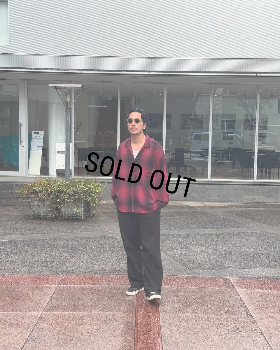 画像4: 【30％OFF】ROTTWEILER/R9 CHAMPION CHECK SHIRT（RED）［チャンピオンチェックシャツ-25春夏］ (4)