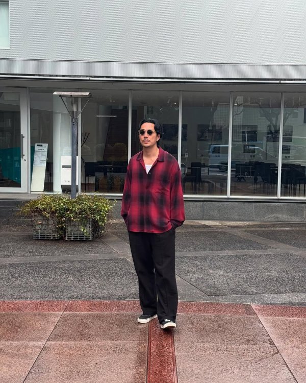 画像4: ROTTWEILER/R9 CHAMPION CHECK SHIRT（RED）［チャンピオンチェックシャツ-25春夏］