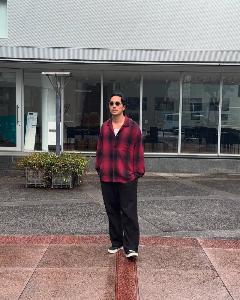 画像3: 【30％OFF】ROTTWEILER/R9 CHAMPION CHECK SHIRT（RED）［チャンピオンチェックシャツ-25春夏］