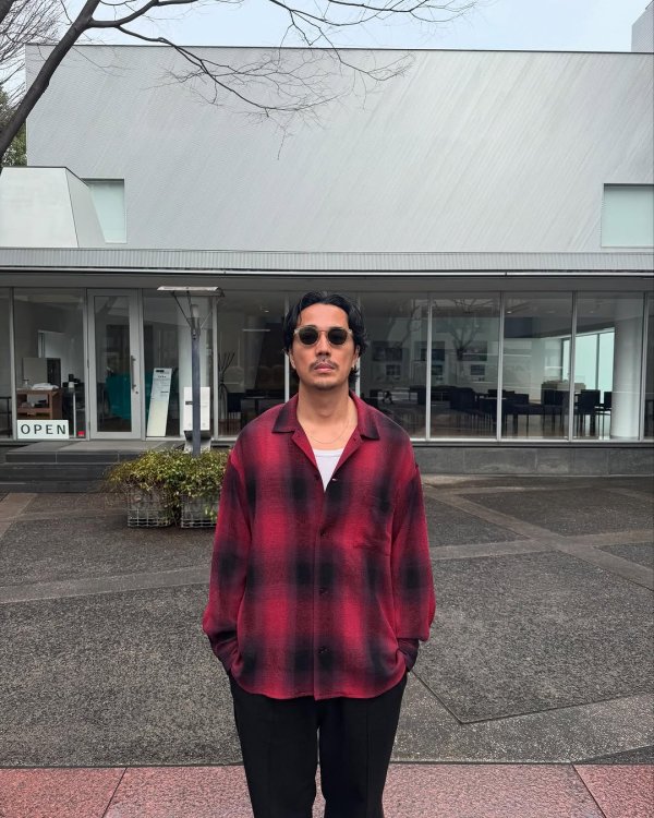 画像5: ROTTWEILER/R9 CHAMPION CHECK SHIRT（RED）［チャンピオンチェックシャツ-25春夏］