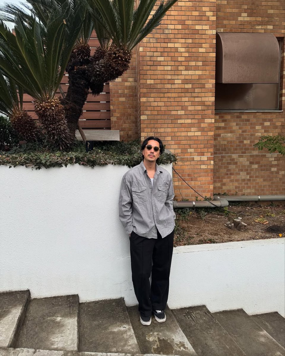 画像6: 【30%OFF】ROTTWEILER/R9 GRAY DENIM SHIRT（GRAY）［グレーデニムシャツ-25春夏］ (6)