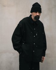 画像3: COOTIE PRODUCTIONS/Abyss Dyed Duck Coverall（Black）［ダックカバーオール-25春夏］ (3)