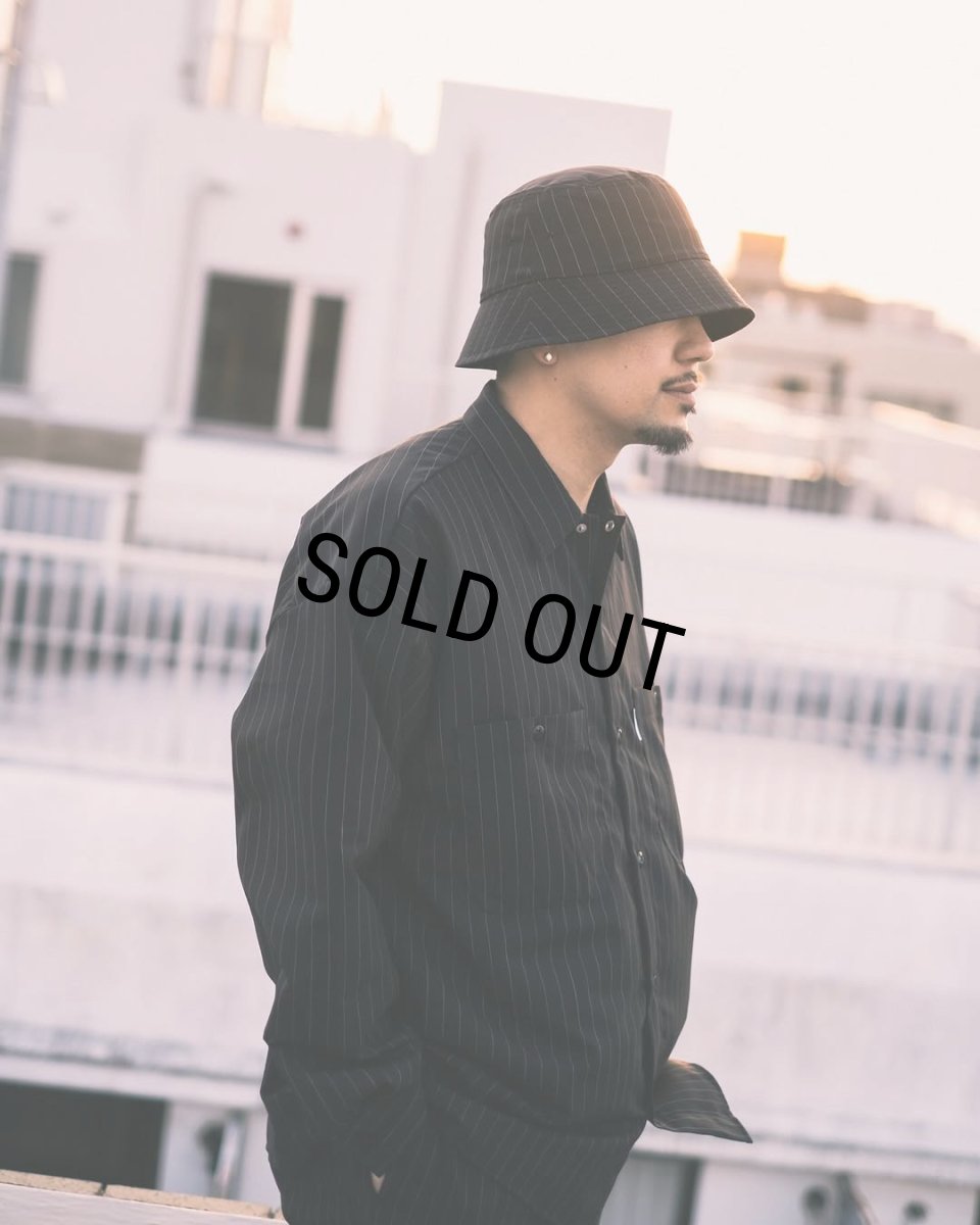 画像5: COOTIE PRODUCTIONS/T/W Work L/S Shirt（Stripe）［ワークシャツ-25春夏］ (5)