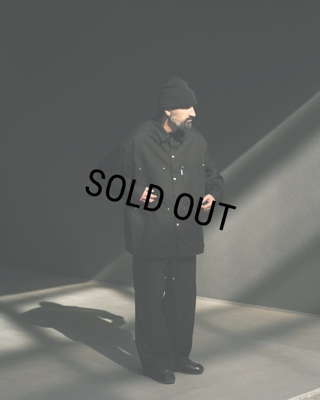 COOTIE PRODUCTIONS/Abyss Dyed Duck Coverall（Black）［ダック