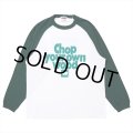 PORKCHOP/CYOW RAGLAN L/S TEE（EMERALD/GREEN）［ラグラン長袖T-25春夏］