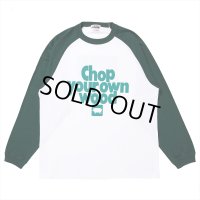PORKCHOP/CYOW RAGLAN L/S TEE（EMERALD/GREEN）［ラグラン長袖T-25春夏］