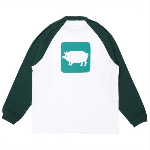 他の写真2: PORKCHOP/CYOW RAGLAN L/S TEE（EMERALD/GREEN）［ラグラン長袖T-25春夏］