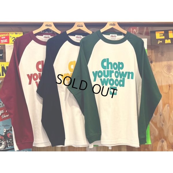 画像5: PORKCHOP/CYOW RAGLAN L/S TEE（EMERALD/GREEN）［ラグラン長袖T-25春夏］